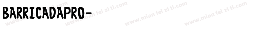 BarricadaPro字体转换