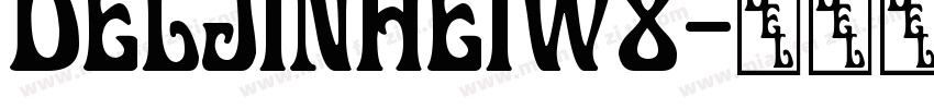 DELJINHEIW8字体转换
