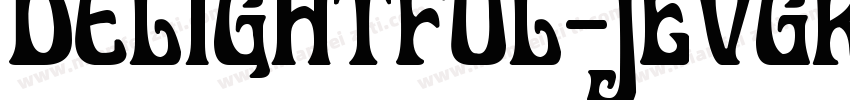 Delightful-jEVGR字体转换