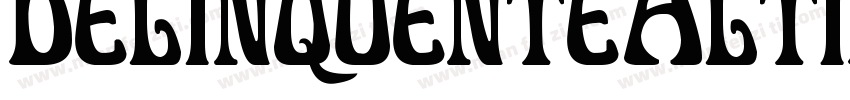 DelinquenteAltIDemo-5mvv字体转换