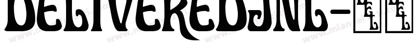 DeliveredJNL字体转换