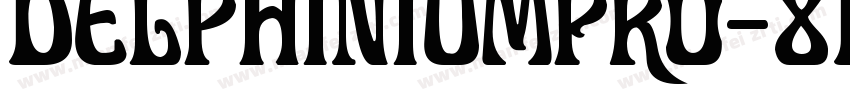 DelphiniumPro-8drZ字体转换