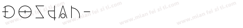 Dosjan字体转换
