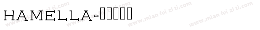 HAMELLA字体转换