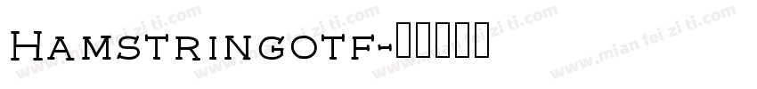 Hamstringotf字体转换
