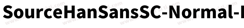 SourceHanSansSC-Normal-Identity-H字体转换