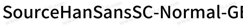 SourceHanSansSC-Normal-GBpc-EUC-H字体转换
