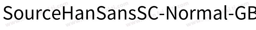 SourceHanSansSC-Normal-GBpc-EUC-H字体转换