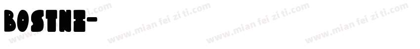 BOSTNI字体转换