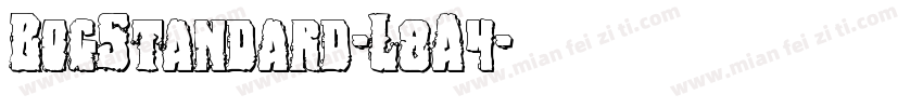 BogStandard-L8A4字体转换