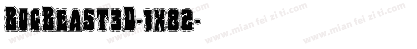 BogBeast3D-1x82字体转换