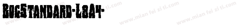 BogStandard-L8A4字体转换