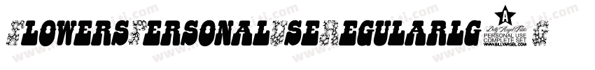 FlowersPersonalUseRegular-lg9GD字体转换