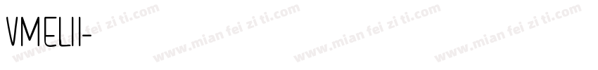 VMELII字体转换