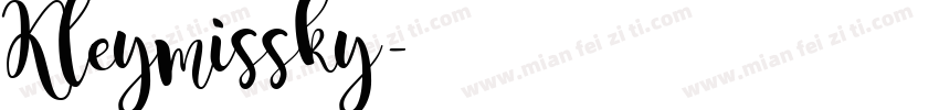 Kleymissky字体转换