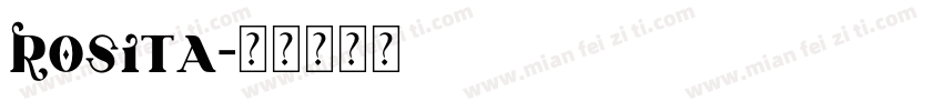 Rosita字体转换