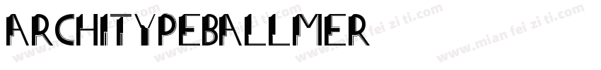 ArchitypeBallmer字体转换
