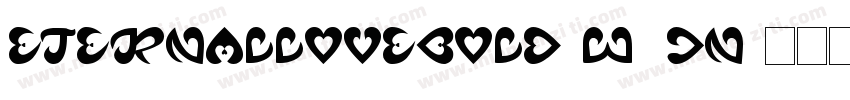 EternalLoveBold-W7Jn字体转换