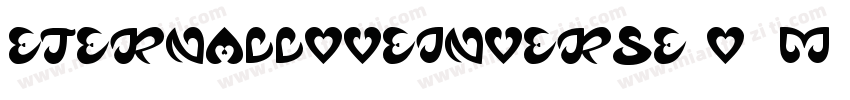 EternalLoveInverse-O8M6字体转换