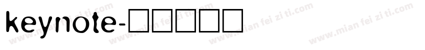 keynote字体转换