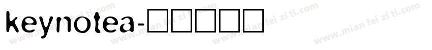 keynotea字体转换