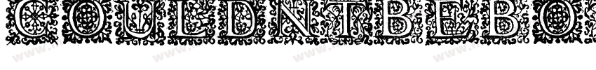 CouldntBeBothered-7YyE字体转换
