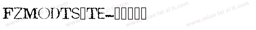 FZMODTS_TE字体转换