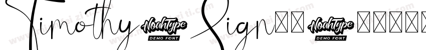 Timothy-Sign字体字体转换