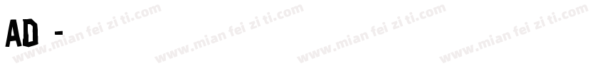 ad钙字体转换