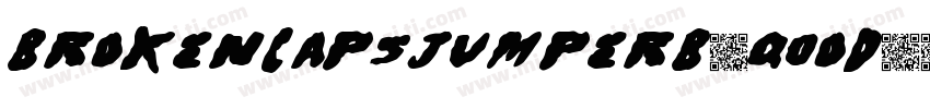 Brokencapsjumperb-q0od字体转换