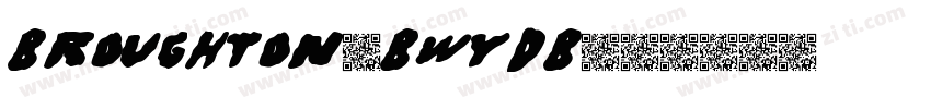 Broughton-BWYDB字体转换