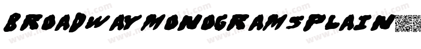 broadwaymonogramsplain字体转换