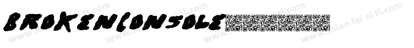 brokenconsole字体转换