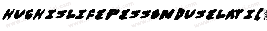 hughislifepessonduselatic字体转换