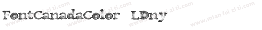FontCanadaColor-LDny字体转换