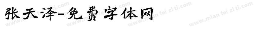 张天泽字体转换