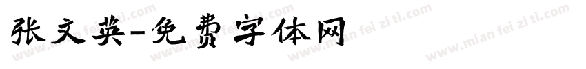 张文英字体转换