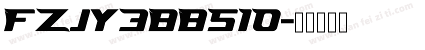 FZJY3BB510字体转换