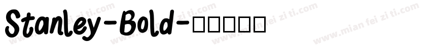 Stanley-Bold字体转换