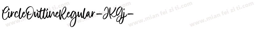 CircleOutlineRegular-JKGj字体转换