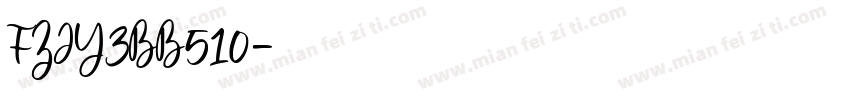 FZJY3BB510字体转换