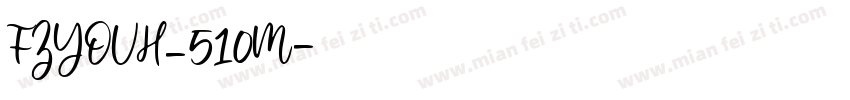 FZYOUH_510M字体转换