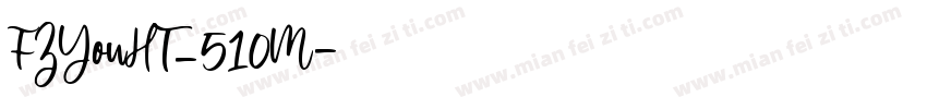 FZYouHT_510M字体转换