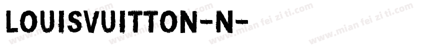 LouisVuitton-N字体转换