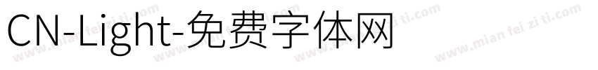 CN-Light字体转换