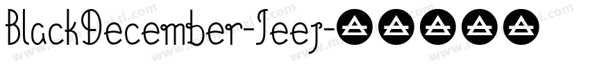 BlackDecember-Jeej字体转换