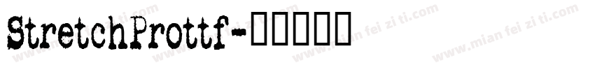 StretchProttf字体转换