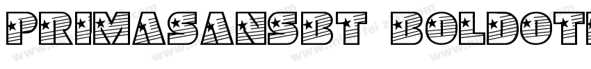 PrimaSansBT-Boldotf字体转换