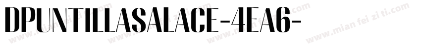 DPuntillasALace-4Ea6字体转换