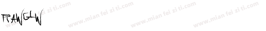 rawglw字体转换